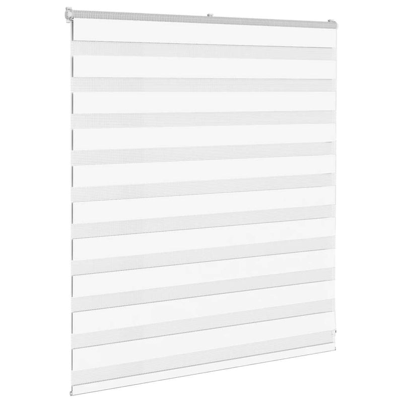 Load image into Gallery viewer, Vidaxl zebra blind 135x100 cm stofbreedte 130,9 cm polyester wit
