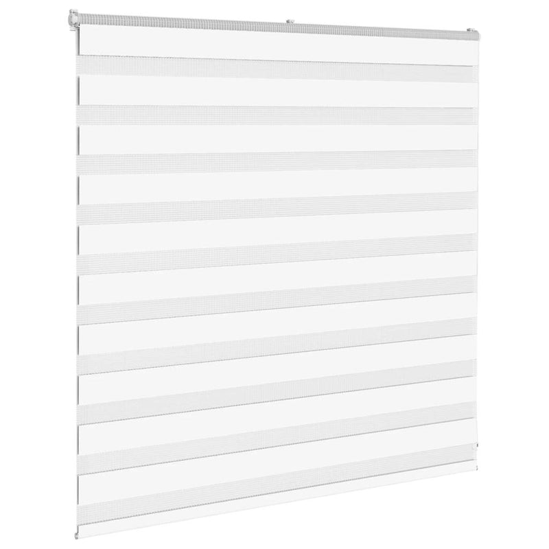 Load image into Gallery viewer, Vidaxl zebra blind 150x100 cm stofbreedte 145,9 cm polyester wit
