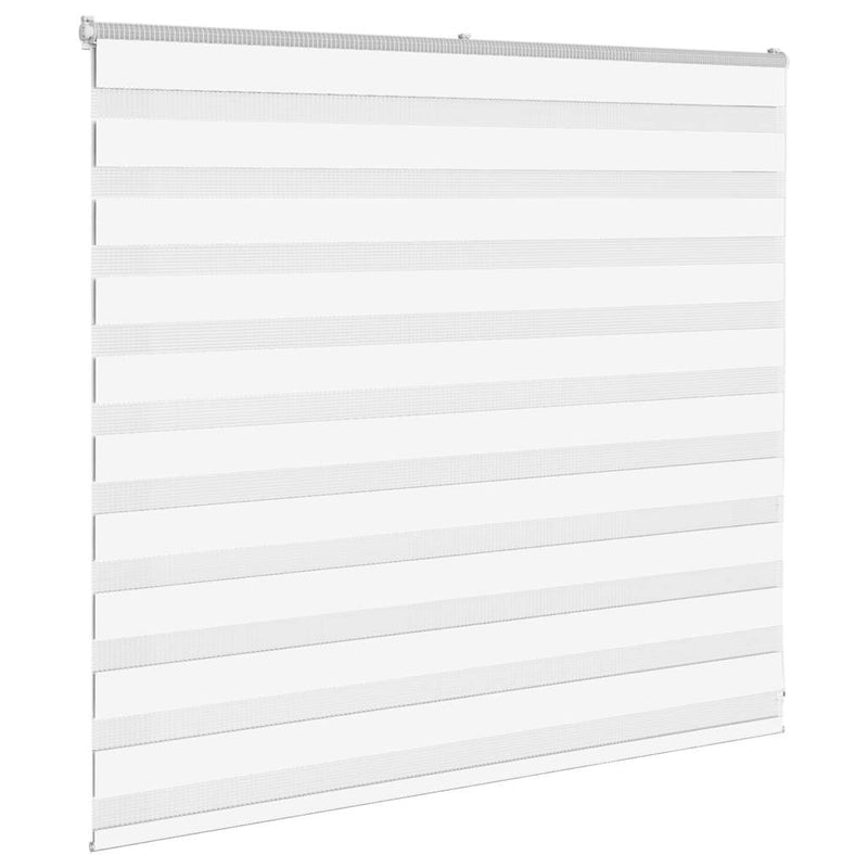 Load image into Gallery viewer, Vidaxl zebra blind 160x100 cm stofbreedte 155,9 cm polyester wit
