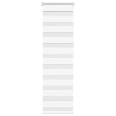 Vidaxl zebra rolgordijn 40x150 cm stofbreedte 35,9 cm polyester wit