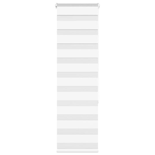 Vidaxl zebra rolgordijn 40x150 cm stofbreedte 35,9 cm polyester wit