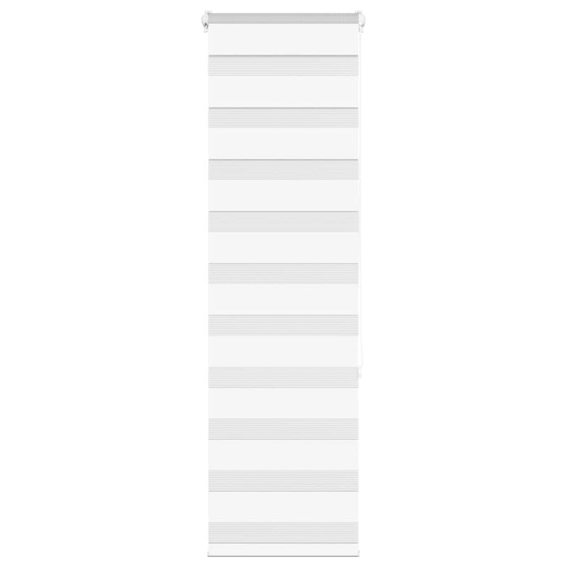 Load image into Gallery viewer, Vidaxl zebra rolgordijn 50x150 cm stofbreedte 45,9cm polyester wit
