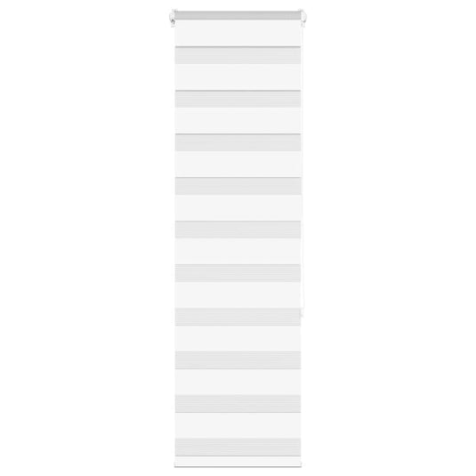 Vidaxl zebra rolgordijn 50x150 cm stofbreedte 45,9cm polyester wit