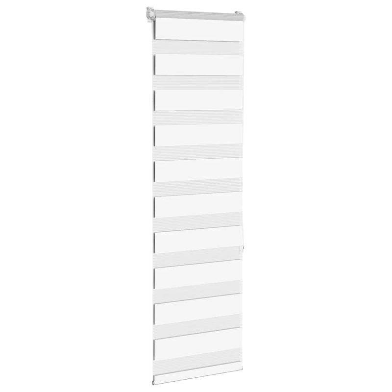 Load image into Gallery viewer, Vidaxl zebra rolgordijn 50x150 cm stofbreedte 45,9cm polyester wit
