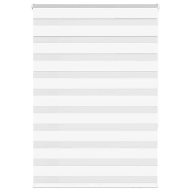 Vidaxl zebra rolgordijn 95x150 cm stofbreedte 90,9 cm polyester wit