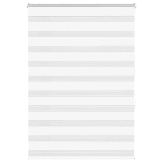 Vidaxl zebra rolgordijn 95x150 cm stofbreedte 90,9 cm polyester wit