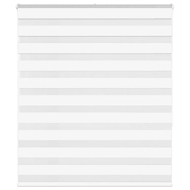 Vidaxl zebra rolgordijn 120x150 cm stofbreedte 115,9cm polyester wit