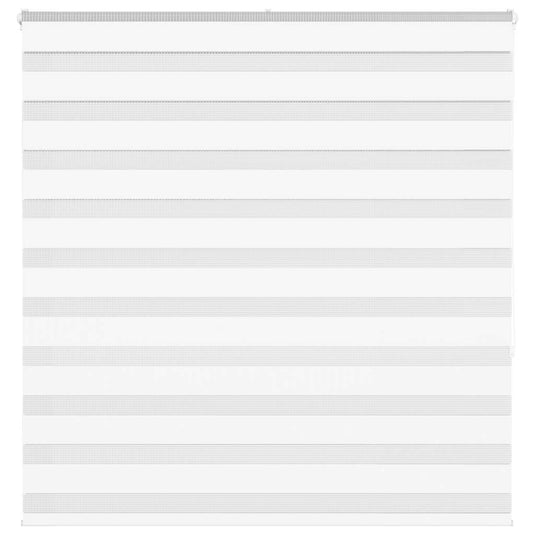 Vidaxl zebra rolgordijn 140x150 cm stofbreedte 135,9cm polyester wit