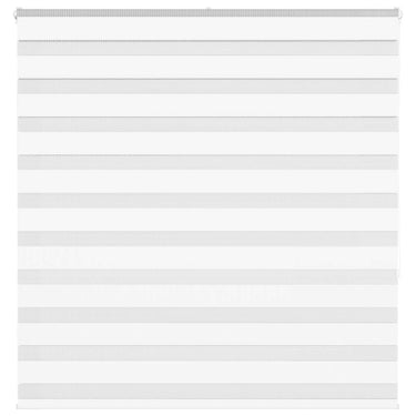 Vidaxl zebra rolgordijn 150x150 cm stofbreedte 145,9cm polyester wit
