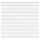 Vidaxl zebra rolgordijn 160x150 cm stofbreedte 155,9cm polyester wit