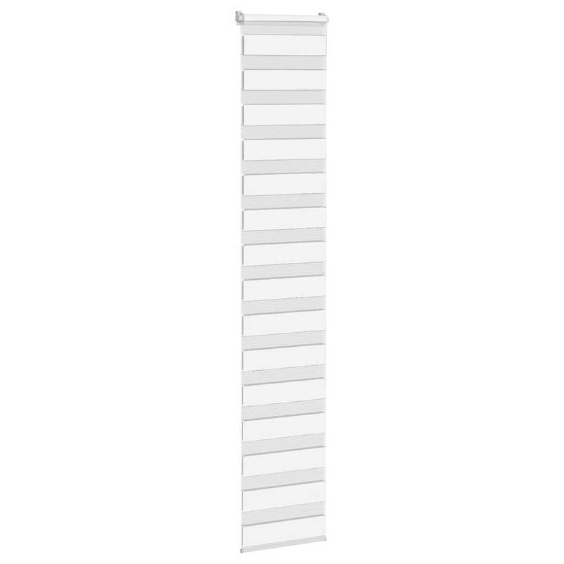 Load image into Gallery viewer, Vidaxl zebra rolgordijn 45x200 cm stofbreedte 40,9 cm polyester wit
