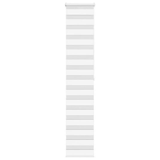 Vidaxl zebra rolgordijn 50x200 cm stofbreedte 45,9cm polyester wit