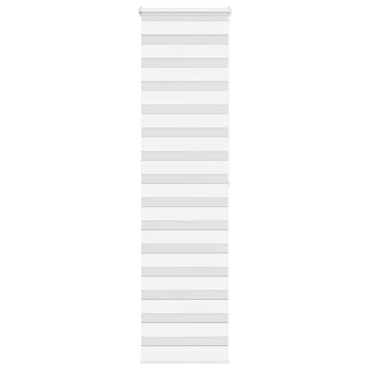 Vidaxl zebra rolgordijn 55x200 cm stofbreedte 50,9 cm polyester wit