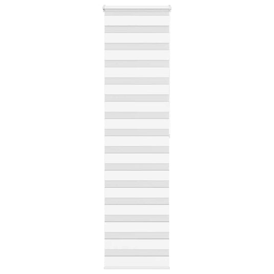 Vidaxl zebra rolgordijn 65x200 cm stofbreedte 60,9 cm polyester wit