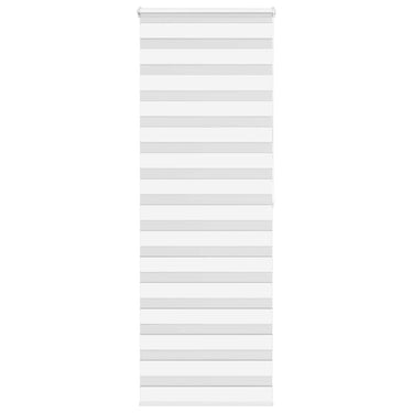 Vidaxl zebra rolgordijn 70x200 cm stofbreedte 65,9 cm polyester wit