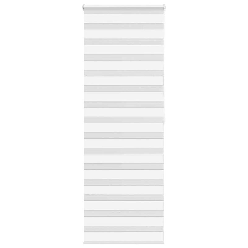 Load image into Gallery viewer, Vidaxl zebra rolgordijn 70x200 cm stofbreedte 65,9 cm polyester wit
