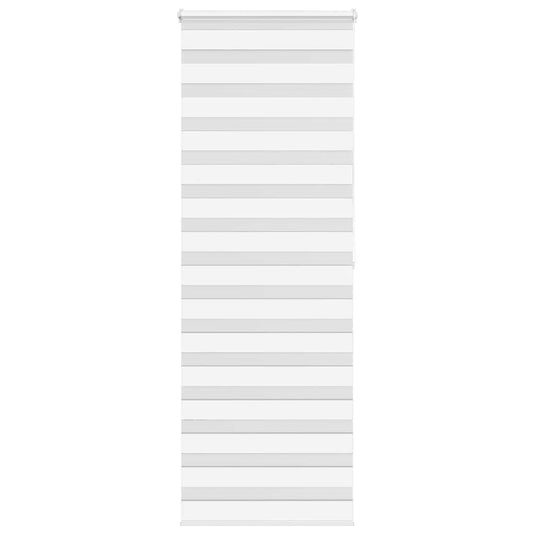 Vidaxl zebra rolgordijn 70x200 cm stofbreedte 65,9 cm polyester wit