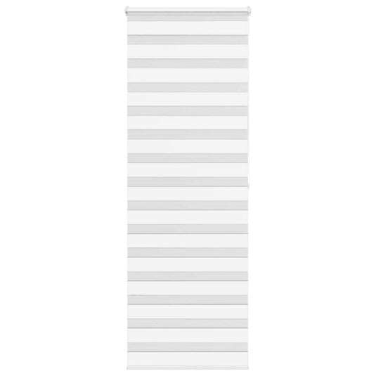 Vidaxl zebra rolgordijn 75x200 cm stofbreedte 70,9 cm polyester wit