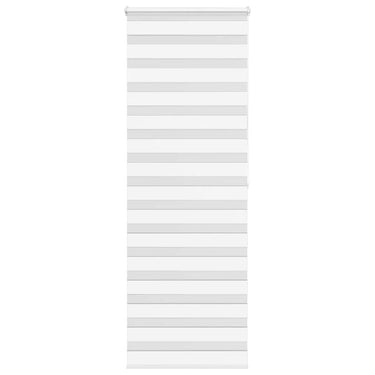 Vidaxl zebra rolgordijn 80x200 cm stofbreedte 75,9 cm polyester wit
