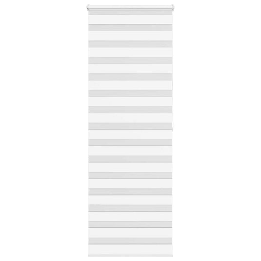 Vidaxl zebra rolgordijn 90x200 cm stofbreedte 85,9 cm polyester wit