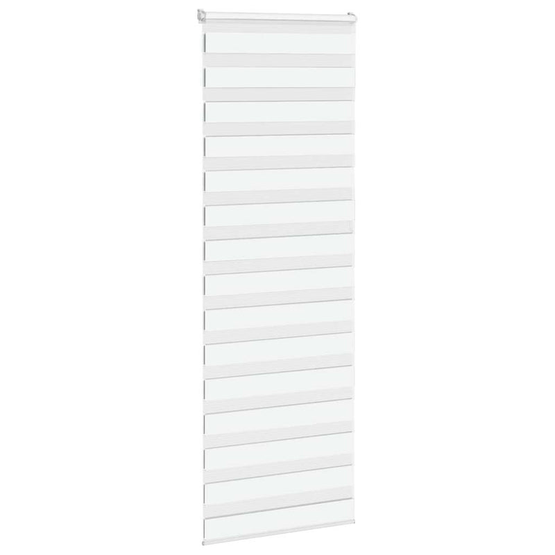 Load image into Gallery viewer, Vidaxl zebra rolgordijn 90x200 cm stofbreedte 85,9 cm polyester wit
