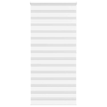 Vidaxl zebra rolgordijn 95x200 cm stofbreedte 90,9 cm polyester wit