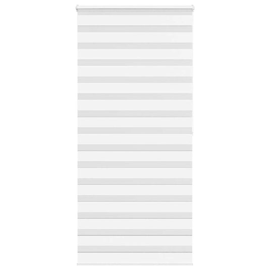 Vidaxl zebra rolgordijn 100x200 cm stofbreedte 95,9 cm polyester wit