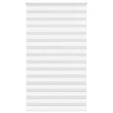 Vidaxl zebra rolgordijn 120x200 cm stofbreedte 115,9cm polyester wit