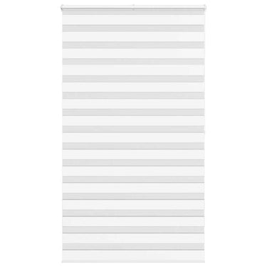 Vidaxl zebra rolgordijn 135x200 cm stofbreedte 130,9cm polyester wit