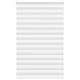 Vidaxl zebra rolgordijn 140x200 cm stofbreedte 135,9cm polyester wit