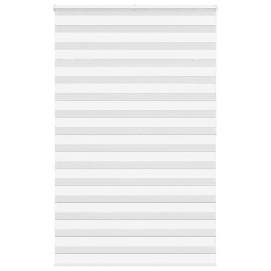 Vidaxl zebra rolgordijn 150x200 cm stofbreedte 145,9cm polyester wit