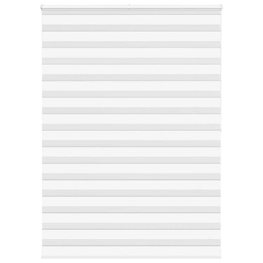 Vidaxl zebra rolgordijn 160x200 cm stofbreedte 155,9cm polyester wit