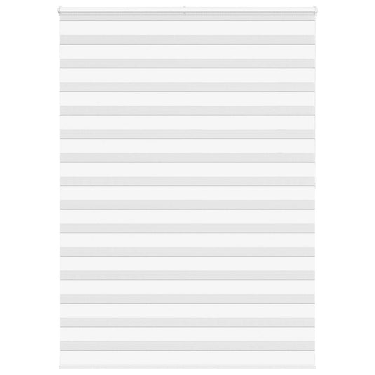 Vidaxl zebra rolgordijn 160x200 cm stofbreedte 155,9cm polyester wit