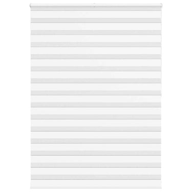 Vidaxl zebra rolgordijn 165x200 cm stofbreedte 160,9cm polyester wit