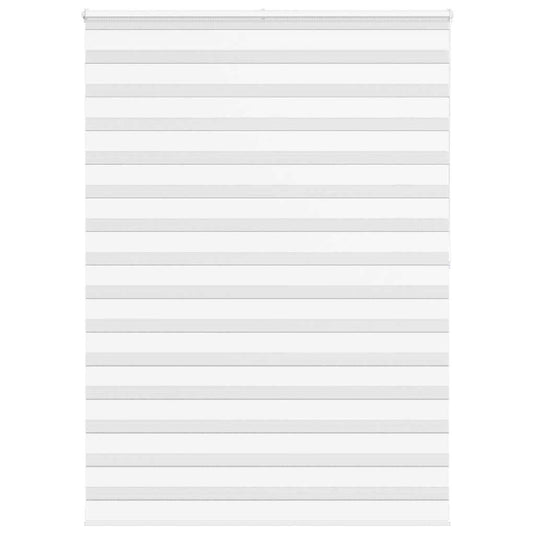 Vidaxl zebra rolgordijn 165x200 cm stofbreedte 160,9cm polyester wit