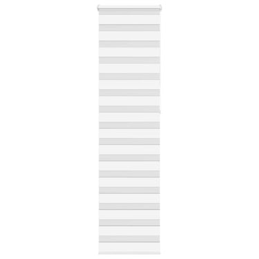 Vidaxl zebra rolgordijn 60x230 cm stofbreedte 55,9 cm polyester wit