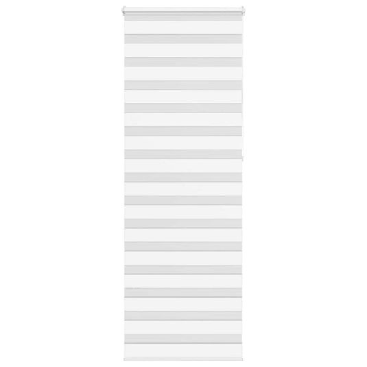 Vidaxl zebra rolgordijn 70x230 cm stofbreedte 65,9 cm polyester wit