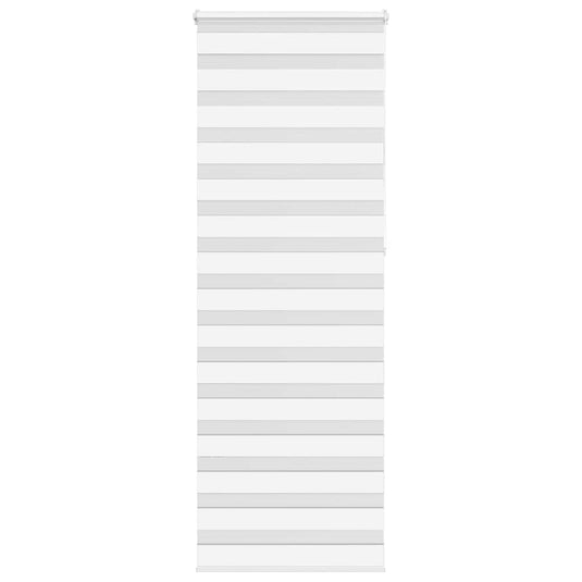 Vidaxl zebra rolgordijn 80x230 cm stofbreedte 75,9 cm polyester wit