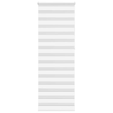 Vidaxl zebra rolgordijn 85x230 cm stofbreedte 80,9 cm polyester wit