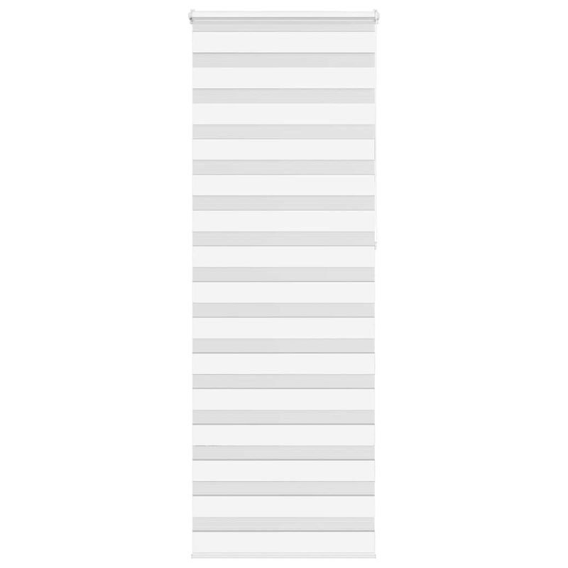 Load image into Gallery viewer, Vidaxl zebra rolgordijn 85x230 cm stofbreedte 80,9 cm polyester wit
