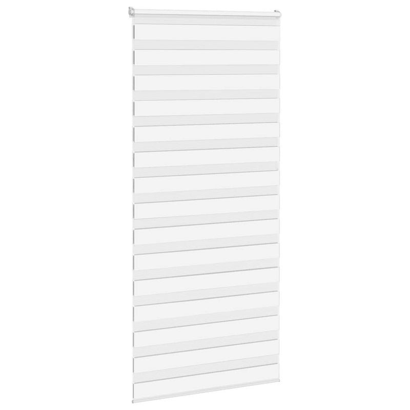 Load image into Gallery viewer, Vidaxl zebra rolgordijn 100x230 cm stofbreedte 95,9 cm polyester wit
