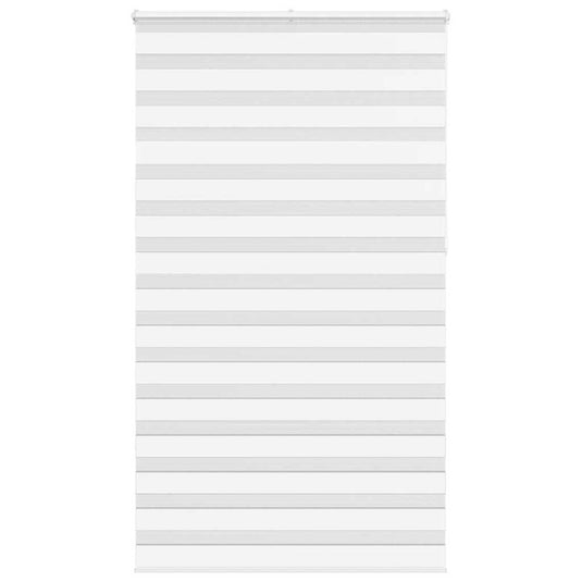 Vidaxl zebra rolgordijn 120x230 cm stofbreedte 115,9cm polyester wit