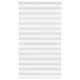 Vidaxl zebra rolgordijn 120x230 cm stofbreedte 115,9cm polyester wit