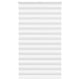 Vidaxl zebra rolgordijn 125x230 cm stofbreedte 120,9cm polyester wit