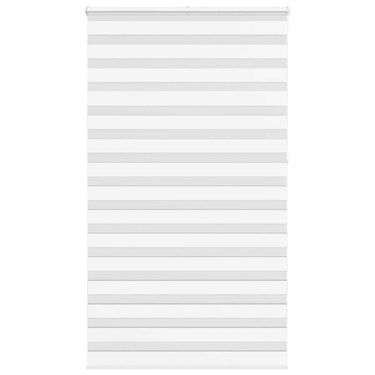 Vidaxl zebra rolgordijn 135x230 cm stofbreedte 130,9cm polyester wit