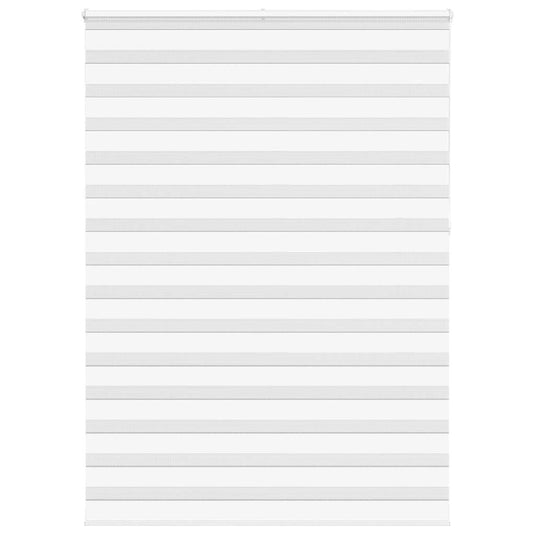Vidaxl zebra rolgordijn 155x230 cm stofbreedte 150,9cm polyester wit