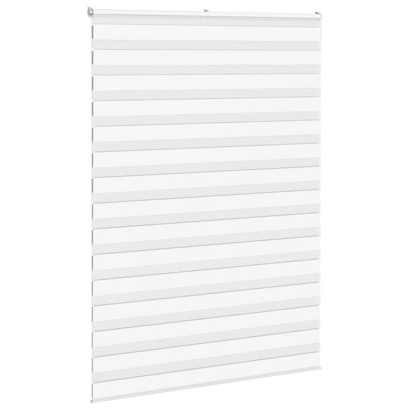 Load image into Gallery viewer, Vidaxl zebra rolgordijn 155x230 cm stofbreedte 150,9cm polyester wit
