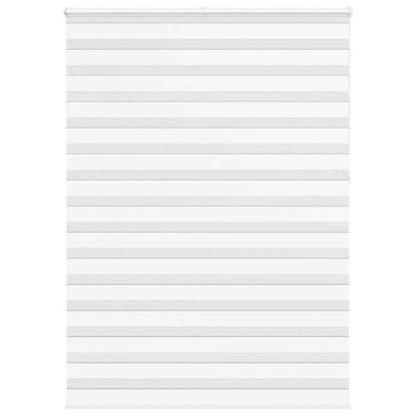 Vidaxl zebra rolgordijn 165x230 cm stofbreedte 160,9cm polyester wit