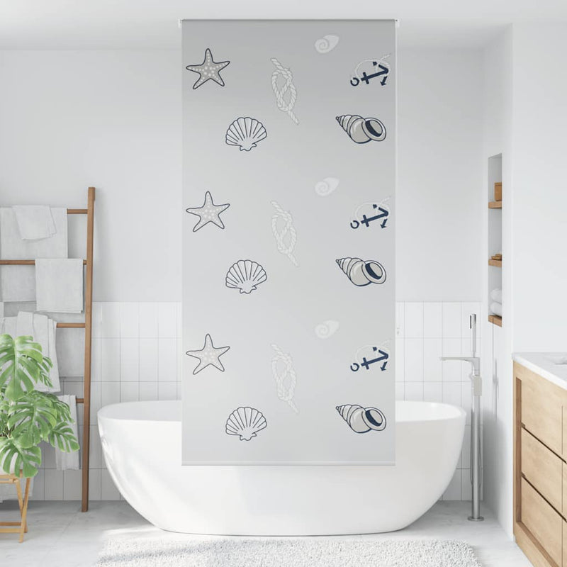 Load image into Gallery viewer, Vidaxl doucherolgordijn 90x240 cm stofbreedte 86 cm
