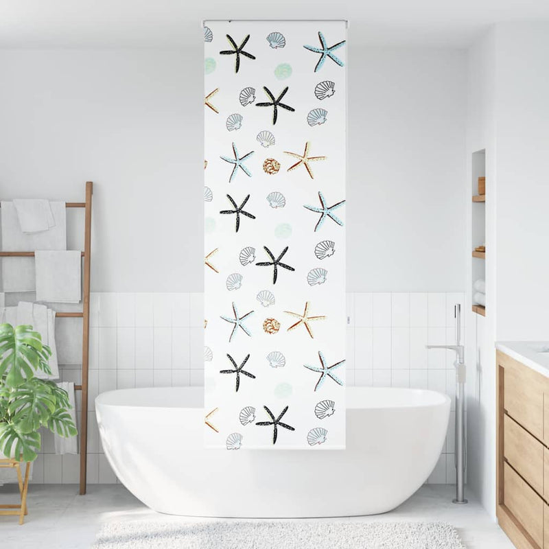 Load image into Gallery viewer, Vidaxl doucherolgordijn 80x240 cm stofbreedte 76 cm
